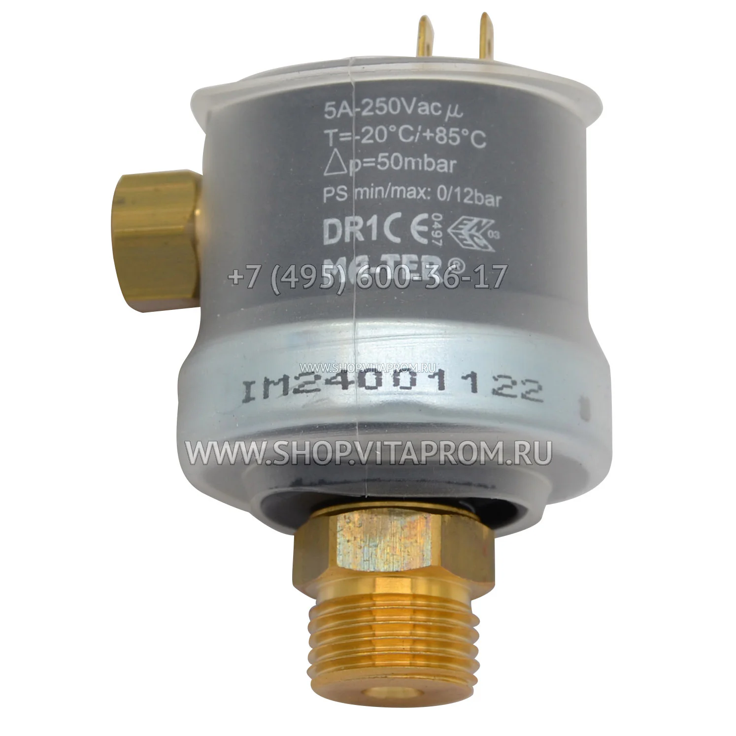 Датчик-реле давления Ma-Ter DR1 (type 2), D12A01BA005001