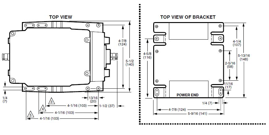 Габариты Modutrol IV Series 90