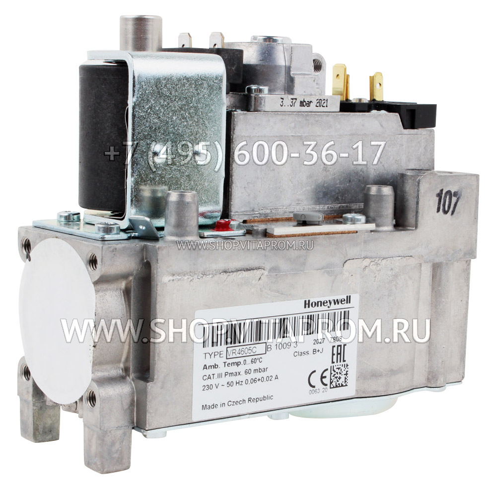 Газовый клапан Honeywell VR4605CB1009B Газовый клапан Honeywell VR4605CB1009B