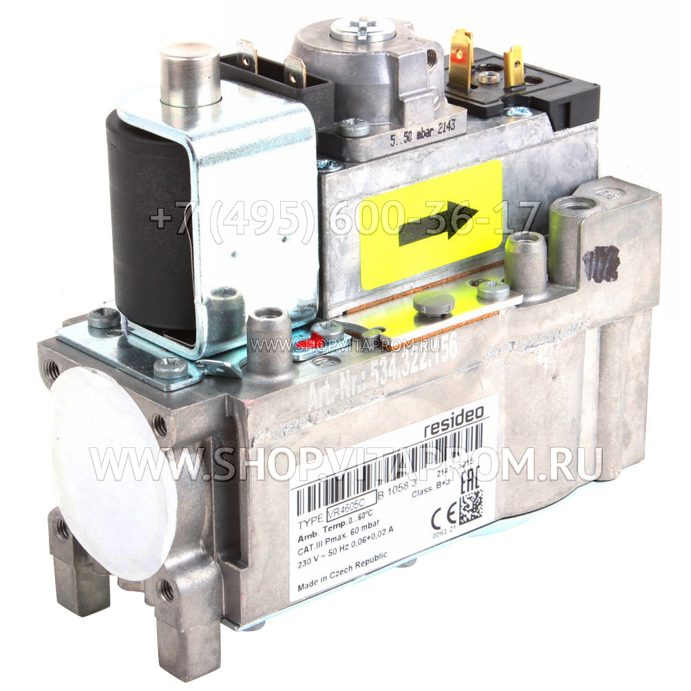 Газовый клапан Honeywell VR4605CB1058B Газовый клапан Honeywell VR4605CB1058B